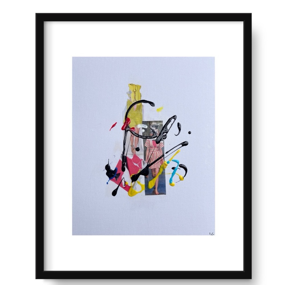 Original Minimalistic Mixed Media Painting for home decor 1/6